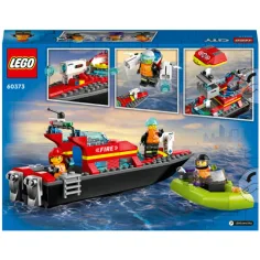 LEGO® City: Barca dei pompieri (60373) immagine 2