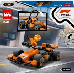 LEGO® City: Pilota F1® McLaren con auto da corsa (60442) immagine 5