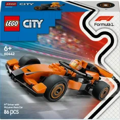 LEGO® City: Pilota F1® McLaren con auto da corsa (60442) immagine 1