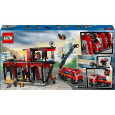 LEGO® City: Stazione dei pompieri e camion dei pompieri (60414) immagine 2