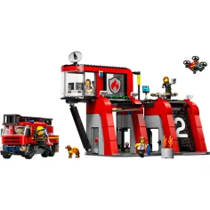 LEGO® City: Stazione dei pompieri e camion dei pompieri (60414) immagine 7