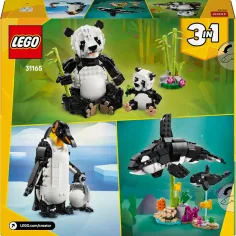 LEGO® Creator: Animali selvatici: Famiglia di panda (31165) immagine 2