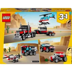 LEGO® Creator: Camion piattaforma e elicottero (31146) immagine 2