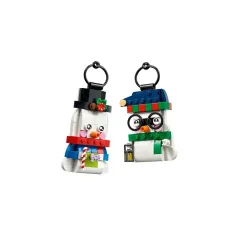LEGO®: Decorazioni natalizie con pupazzi di neve (40812) immagine 2
