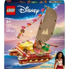 LEGO® Disney: La canoa di Vaiana piena di avventure (43270) immagine 1