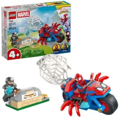 LEGO® Marvel: Spider-Man motociclista vs. Rhino (11206)