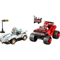 LEGO® Sonic the Hedgehog™: l'auto di Silver contro il monster truck di Knuckles (77118) immagine 2