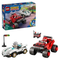 LEGO® Sonic the Hedgehog™: l'auto di Silver contro il monster truck di Knuckles (77118) immagine 1