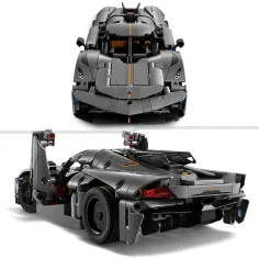 LEGO® Technic: Koenigsegg Jesko Absolut grigio hypercar (42173) immagine 2
