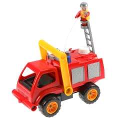 LENA: Autobotte con pompa d'acqua e figura 31cm immagine 1