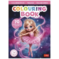 Libro da colorare ballerina con adesivi - Trefl