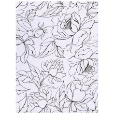 Libro da colorare per adulti - Fiori meravigliosi immagine 2