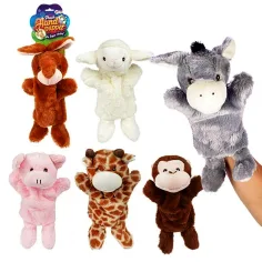 Little Stars pupazzo di peluche animale con guanto in diverse varianti 1pz