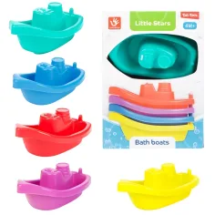 Little Stars: gioco da bagno a forma di nave da 5 pezzi