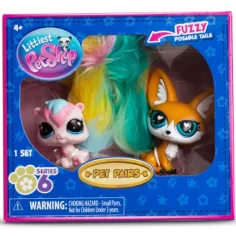 Littlest Pet Shop Pet Pairs set di figure di animali – 6. serie