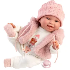 Llorens: Chloe in vestito rosa da 38 cm immagine 2