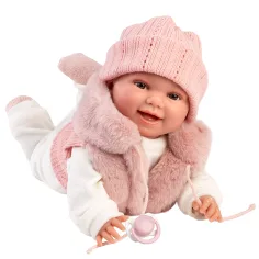 Llorens: Chloe in vestito rosa da 38 cm immagine 3
