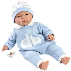 Llorens: Joel bambino in tutina con elefanti 38cm