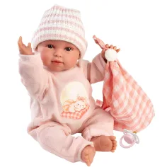 Llorens: Olivia 38cm con coperta a quadri