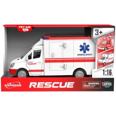 Luna: Autoambulanza apribile con effetti luminosi e sonori 1/16 immagine 1