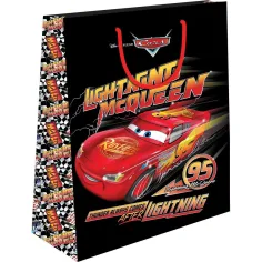 Luna: Borsa regalo gigante con motivo di Cars in due varianti 1 pz 33x45x12 cm