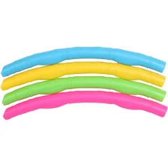 Luna: Cerchio hula hoop arcobaleno smontabile da 8 pezzi 83cm immagine 2