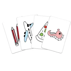 Luna: Disegna con il naso! gioco da tavolo divertente con 54 carte compito immagine 2