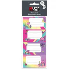 Luna: Etichetta per quaderno a tema K-Pop set da 20 pezzi