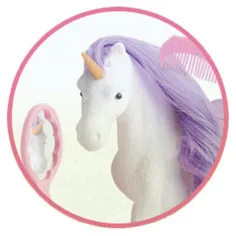Luna: Fantasy Dream set di gioco unicorno con stalla, recinto e accessori immagine 3