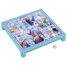 Luna: Frozen 2 - Gioco da tavolo 2 in 1 – Quattro in fila e Serpenti e scale immagine 2