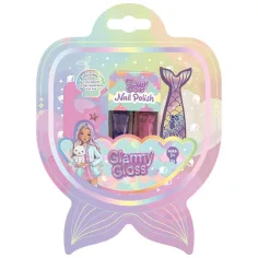 Luna: Glammy Gloss – Set di smalti per unghie da sirena con 2 smalti e accessori