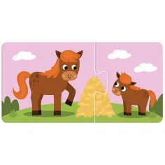 Luna: Il mio primo puzzle – Mamme animali e i loro cuccioli 10x2 pezzi gioco educativo immagine 5