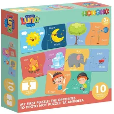 Luna: Il mio primo puzzle – Scopri i contrari! Puzzle abbinato da 10x2 pezzi