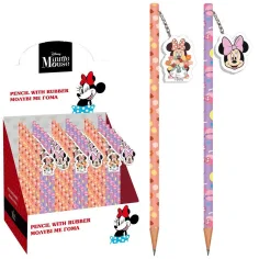 Luna: Matita grafite Minnie Mouse con gomma, in due varianti 1pz