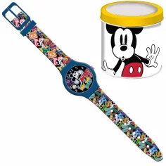 Luna: Orologio analogico di Topolino in scatola di metallo