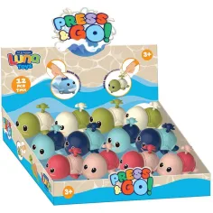 Luna: Press & Go! Tartaruga che rotola a pressione in diverse varianti di colore 1pz