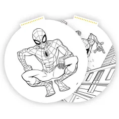 Luna: Quaderno creativo di 40 pagine con motivo di Spider-Man con adesivi e modelli immagine 2