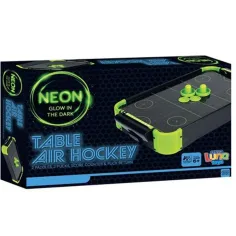 Luna: Set da tavolo per hockey su aria neon verde-nero