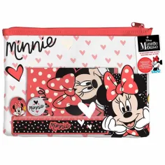 Luna: set di cancelleria Minnie Mouse in borsa di PVC