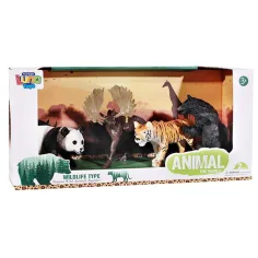 Luna: Set di figure di animali selvatici da 4 pezzi