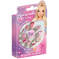 Luna: Set di unghie finte colorate e decorate Glammy Gloss 24pz immagine 1