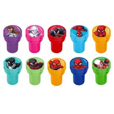 Luna: Timbro a forma di matita con personaggi di Spider-Man in diverse varianti 1 pezzo immagine 2