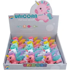 Luna: Unicorno alato luminoso a carica manuale in diverse varianti di colore 1 pz