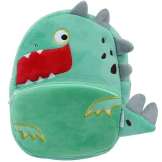 Luna: Zaino in peluche per bambini con motivo Dinosauro Must Team 27x10x24cm