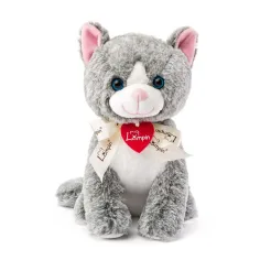 Madeleine gatto grigio peluche 25cm - Lumpin