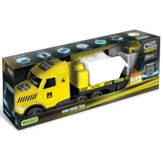 Magic Truck Technic: Camion con container e luce 80 cm - Wader