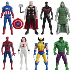 Marvel Avengers: Grande confezione da 8 action figure - Hasbro immagine 2