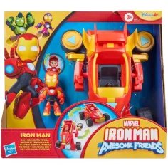 Marvel: Iron Man 2 in 1 Mech auto e set di figure - Hasbro