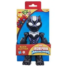 Marvel Iron Man e i suoi fantastici amici - Figura di Pantera Nera 23cm - Hasbro