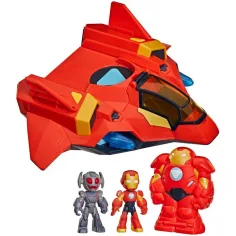 Marvel Iron Man e i suoi fantastici amici - Set di gioco Giant Sized Armor Iron Jet - Hasbro immagine 2
